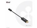 Club3D aktivní adaptér HDMI na USB-C, 4K60Hz, M, F
