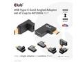 Club3D set adapterů USB-C Gen2 angled adapter set 