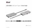 Club3D hub USB-C, 9-in-1 hub s HDMI, VGA, 2x USB G