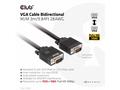 Club3D kabel oboustranný VGA, M, M, 28AWG, 3m