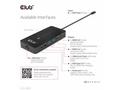 Club3D hub USB-C, 7-in-1 hub s 2x HDMI, 2x USB Gen