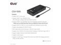 Club3D hub USB-C, 7-in-1 hub s 2x HDMI, 2x USB Gen