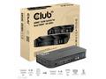 Club3D síťový přepínač - Switch, HDMI KVM Switch -