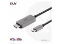Club3D kabel USB-C na HDMI, 4K120Hz 8K60Hz HDR10 s