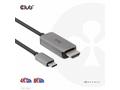 Club3D kabel USB-C na HDMI, 4K120Hz 8K60Hz HDR10 s