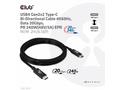 Club3D kabel USB4 Gen2x2 Typ-C, Oboustranný USB-IF