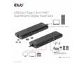 Club3D Dokovací stanice USB-C, 8-in-1 MST Dual (1x