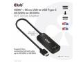 Club3D Adaptér HDMI + Micro USB na USB-C 4K120Hz, 