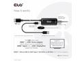 Club3D Adaptér HDMI + Micro USB na USB-C 4K120Hz, 