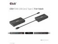 Club3D Dokovací stanice USB Gen2 Type-C na Dual Di