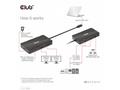 Club3D Dokovací stanice USB Gen2 Type-C na Dual Di