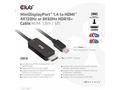 Club3D kabel miniDP 1.4 na HDMI, 4K120Hz nebo 8K60