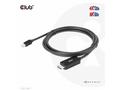 Club3D kabel miniDP 1.4 na HDMI, 4K120Hz nebo 8K60