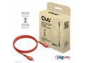 Club3D kabel USB-C, Oboustranný USB-IF Certifikova