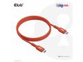 Club3D kabel USB-C, Oboustranný USB-IF Certifikova