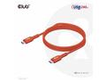 Club3D kabel USB-C, Oboustranný USB-IF Certifikova