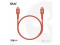 Club3D kabel USB-C, Oboustranný USB-IF Certifikova