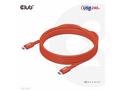 Club3D kabel USB-C, Oboustranný USB-IF Certifikova