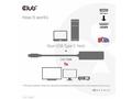 Club3D Adaptér USB-C na HDMI 8K60Hz, 4K120Hz, Acti
