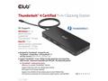 Club3D Dokovací stanice Thunderbolt 4 certifikovan