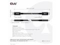 Club3D Kabel USB4 Gen3x2 Type-C Oboustranný kabel 