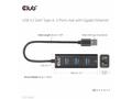 Club3D Rozbočovač, USB-A 3.2 Gen1 na 3x USB 3.1, G