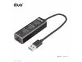 Club3D Rozbočovač, USB-A 3.2 Gen1 na 3x USB 3.1, G