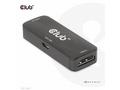 Club3D Adaptér aktivní HDMI 4K60Hz (F, F), černá