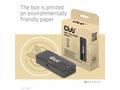 Club3D Adaptér aktivní HDMI 4K60Hz (F, F), černá