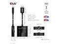 Club3D Switch, HDMI na 2xHDMI Oboustranný 2v1, 8K6