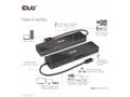 Club 3D dokovací stanice USB-C 3.2 Gen1 6in1 Hub 1