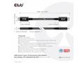 Club3D Kabel USB4 Gen3x2 Typ C 8K60Hz UHD, 40Gbps,