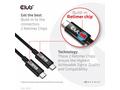 Club3D Kabel USB4 Gen3x2 Typ C 8K60Hz UHD, 40Gbps,