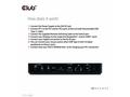 Club3D Dokovací stanice DisplayPort, HDMI KVM Swit