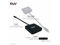 Club3D Video hub MST USB-C na 2xHDMI + USB-C PD 3.