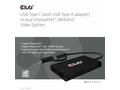 Club3D Video rozbočovač MST USB-C (USB-A adaptér) 