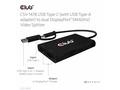 Club3D Video rozbočovač MST USB-C (USB-A adaptér) 