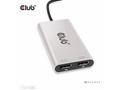 Club3D Video hub Thunderbolt 3 na 2x DP, Dual 4K60