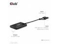 Club3D Video rozbočovač USB-C, A na 2xHDMI 2.0, Du