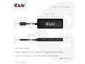 Club3D hub MST USB-C na 3xHDMI, Single: 8K30Hz, Tr