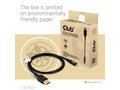 Club3D Kabel USB-C na DisplayPort 2.1, 10K60Hz, DS