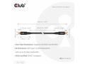 Club3D Kabel USB-C na MiniDisplayPort 2.1, 8K30Hz,