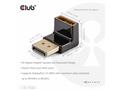 Club3D Adaptér DisplayPort na DisplayPort 1.4, 4K1