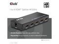 Club3D Video rozbočovač 1:4 HDMI 2.0 4K120Hz, 4 po