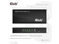 Club3D Video rozbočovač 1:4 HDMI 2.0 4K120Hz, 4 po