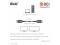Club3D Kabel DisplayPort 2.1 na DisplayPort 2.1, V