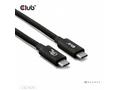 Club3D Kabel USB4 v2 Typ-C, 80Gbps, Certifikovaný 