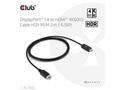 Club3D Adaptér aktivní DisplayPort 1.4 na HDMI HDR