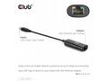 Club3D Adaptér USB-A na RJ45, 5Gb, 24cm