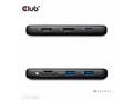 Club3D Dokovací stanice 8v1, USB-C 3.2, 1xHDMI, 1x